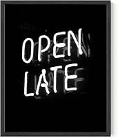 Vista 93 de Haus and Hues Póster de goma negra de David Michelangelo – Imágenes para decoración de pared de dormitorio, imágenes estéticas negras estéticas