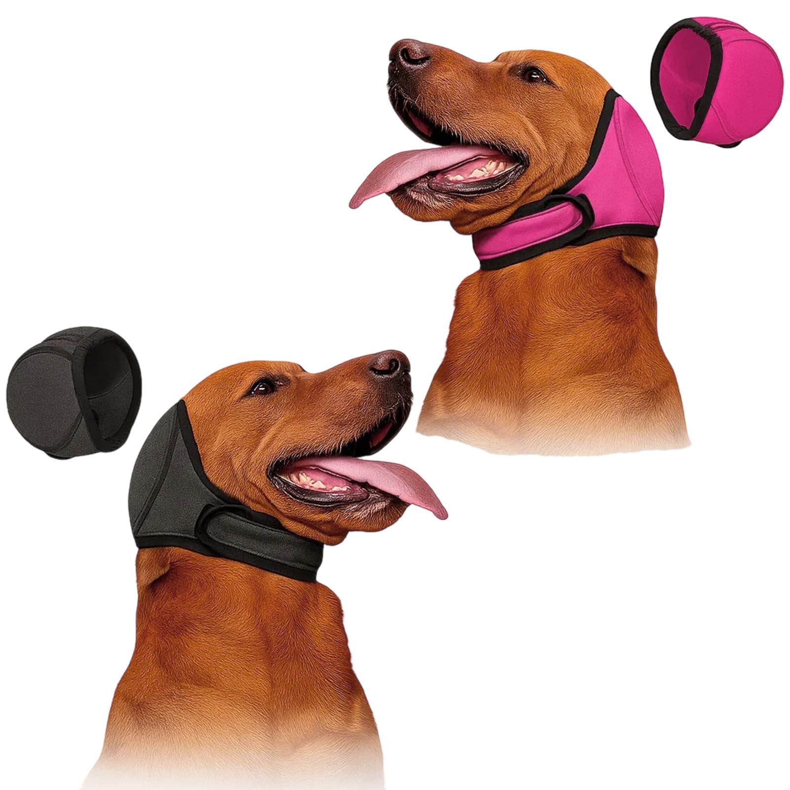 YcsRnn 2 Pcs Dog Ear Defenders, Adjustable Dog Ear Protectors