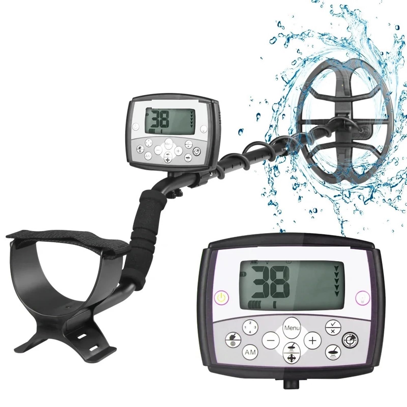 JVDDI TC-800 High Sensitivity Metal Detector Professional Gold Detector Treasure With Single Frequency Technology