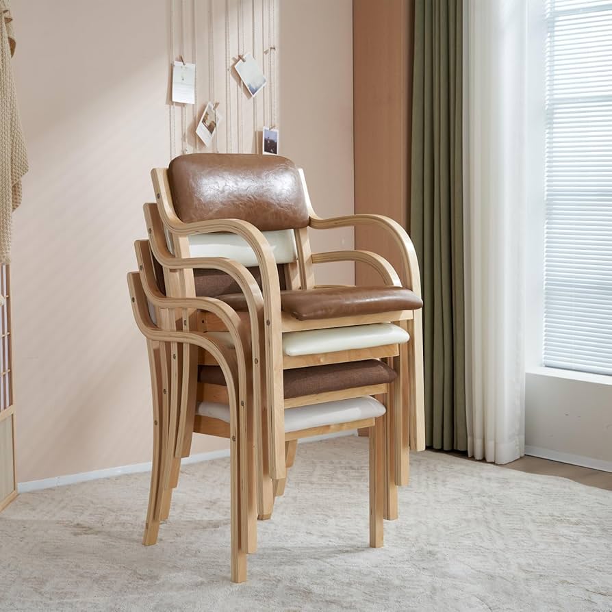 Amazon｜【目玉 ベージュ ダイニングチェア 木製 椅子 完成品 介護