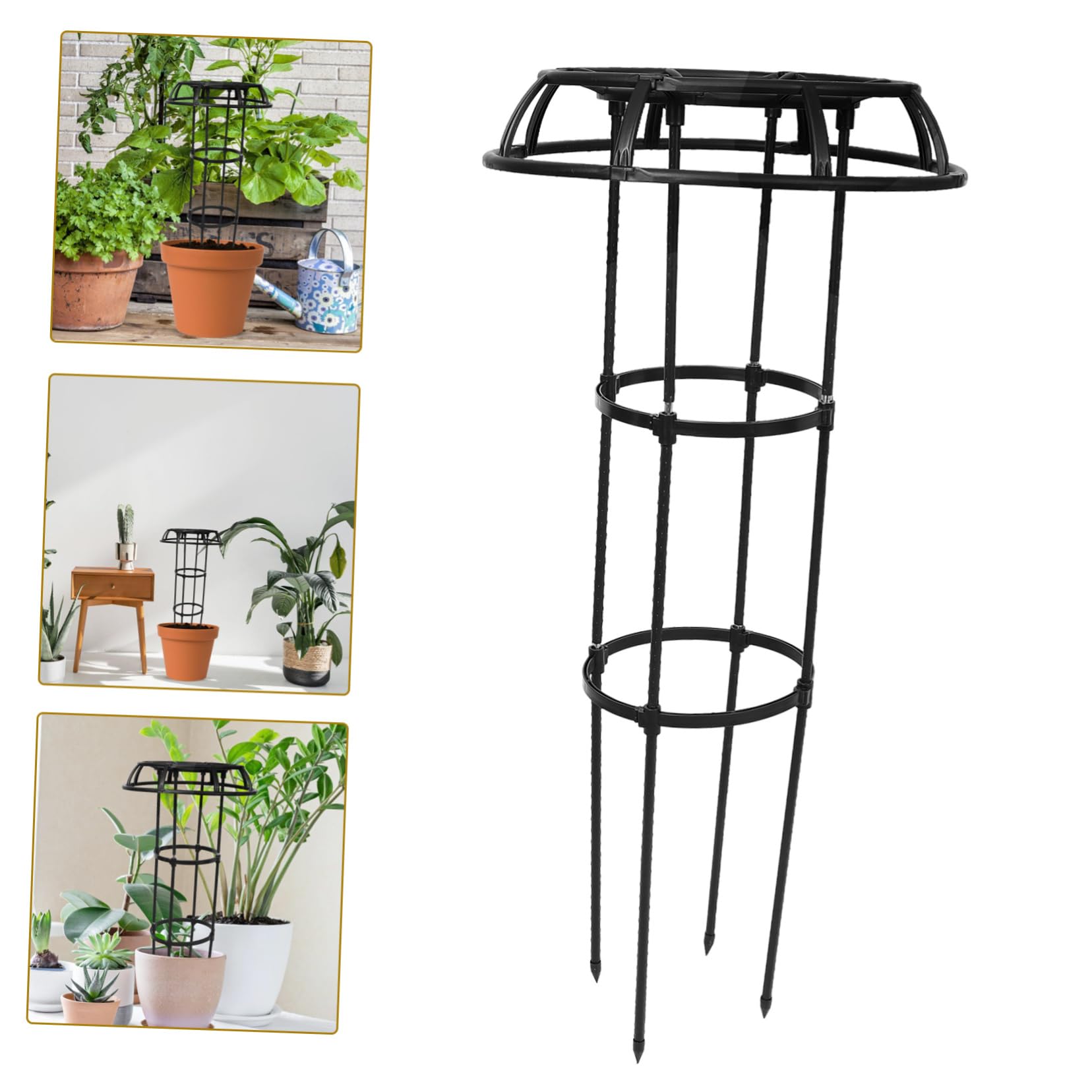 YARNOW Support Métallique Robuste pour Plantes Grimpantes Dintérieur Treillis pour Plantes Grimpantes Dextérieur Fournitures De Jardin