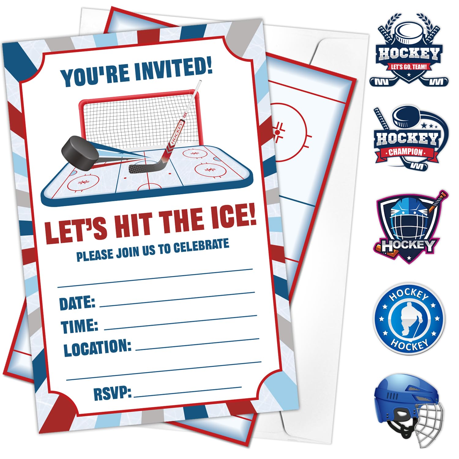 amazon-com-ptecdrots-20pcs-hockey-invitations-sets-with-envelopes-ice-hockey-stikers-double-sided-printed-hockey-cards-birthday-invites-for-kids-hockey-party-favors-hockey-birthday-decorations-6-7x4-7-inch-home-kitchen for Free Printable Hockey Birthday Invitations Amazon.com : PTECDROTS 20Pcs Hockey Invitations Sets with Envelopes Ice Hockey Stikers Double-Sided Printed Hockey Cards Birthday Invites for Kids Hockey Party Favors Hockey Birthday Decorations, 6.7x4.7 Inch : Home & Kitchen for Free Printable Hockey Birthday Invitations