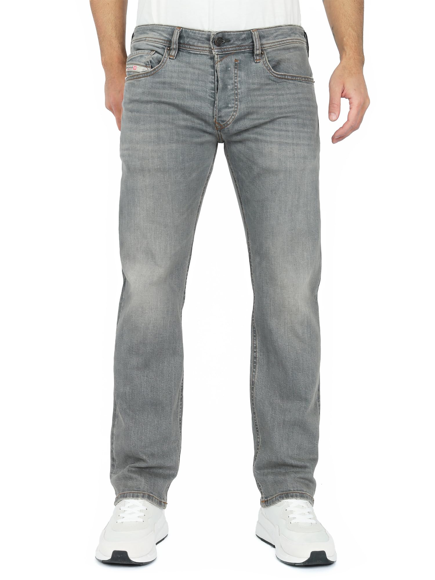 Diesel - Slim Straight Fit Low Waist Jeans - Safado-X RB061, gray, 34 W/32 L