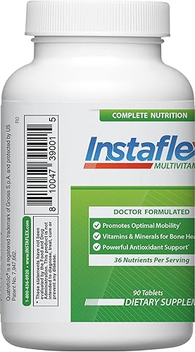 Miniatura 4 de Instaflex Multivitamínico - Suplemento de apoyo articular, apoya la movilidad y la salud ósea, 90 tabletas