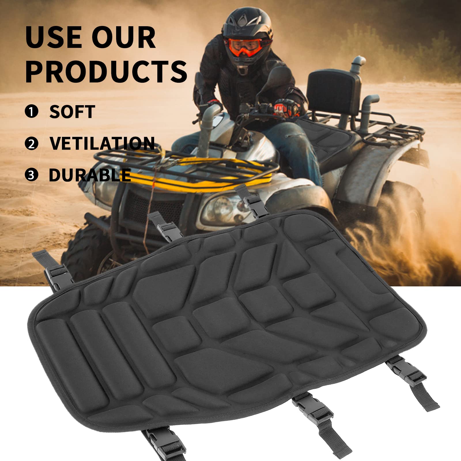 Coussin De Siège De Moto - CIKONIELF - Ergonomique - Refroidissement