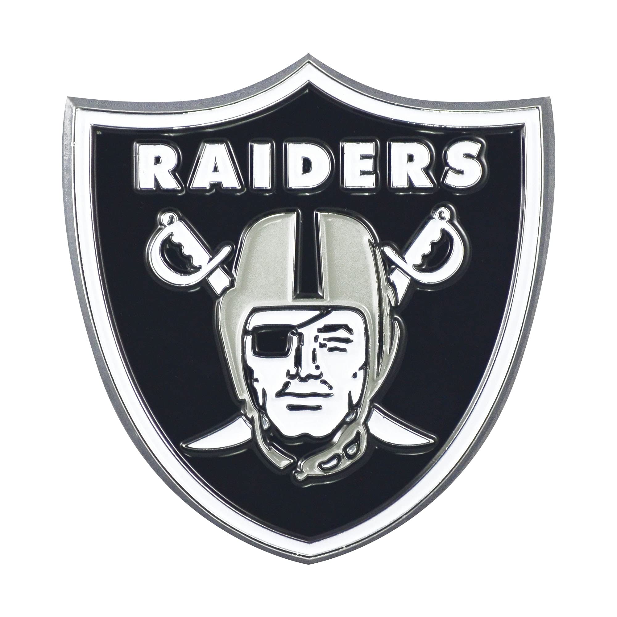 FANMATS NFL 3D Color Metal Emblem, Diecut Team Logo Auto Emblem