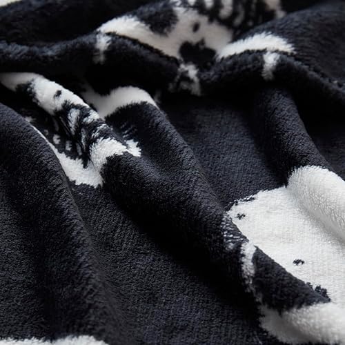 Miniatura 7 de GoodGram Mantas de gran tamaño con temática chic de otoño y Halloween, ultra suaves y afelpadas, estilos surtidos (fantasmas espeluznantes)