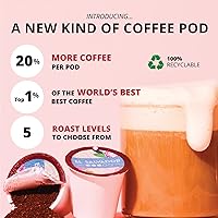 Vista 3 de Atlas Coffee Club Cápsulas de café – Tostado ligero, origen único Etiopía, 24 unidades – Compatible con cafeteras Keurig K-Cup – 100% reciclable