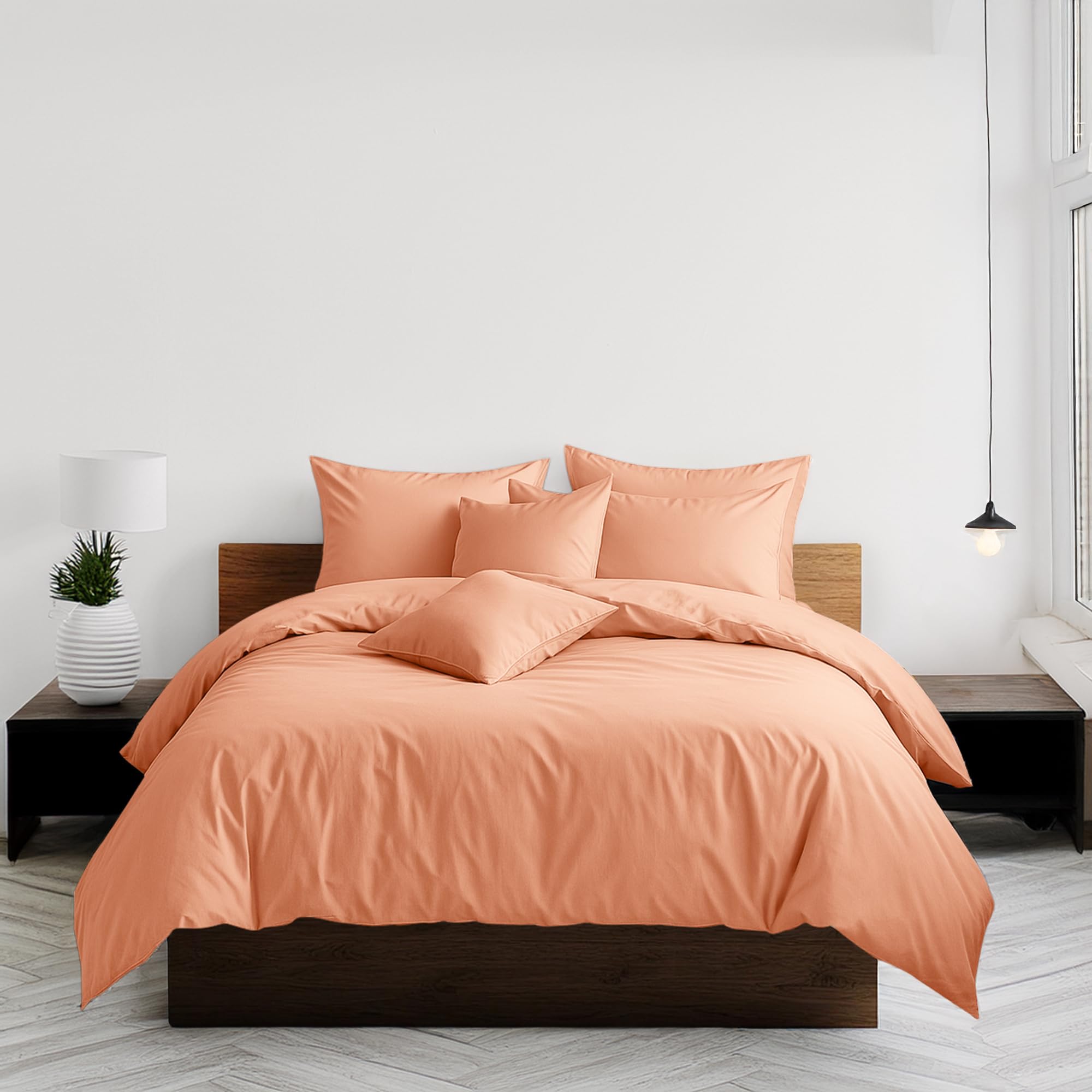 Home Sweet Home UK Plain Dyed Single Size Duvet Cover Sets Soft PolyCotton Duvet Cover Sets Single size With Button Closure Non-Iron Easy Care Bedding with Matching Pillowcase