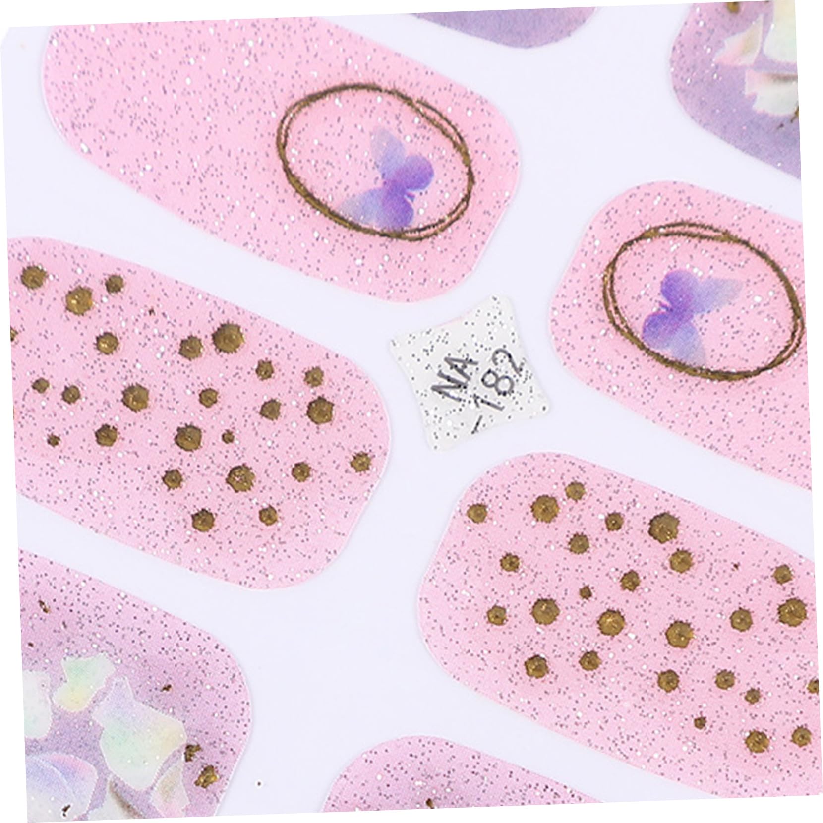 5 Set Adesivi per Unghie con Nail Art per Manicure Adatti per e Festive Facili Applicare e Resistenti All