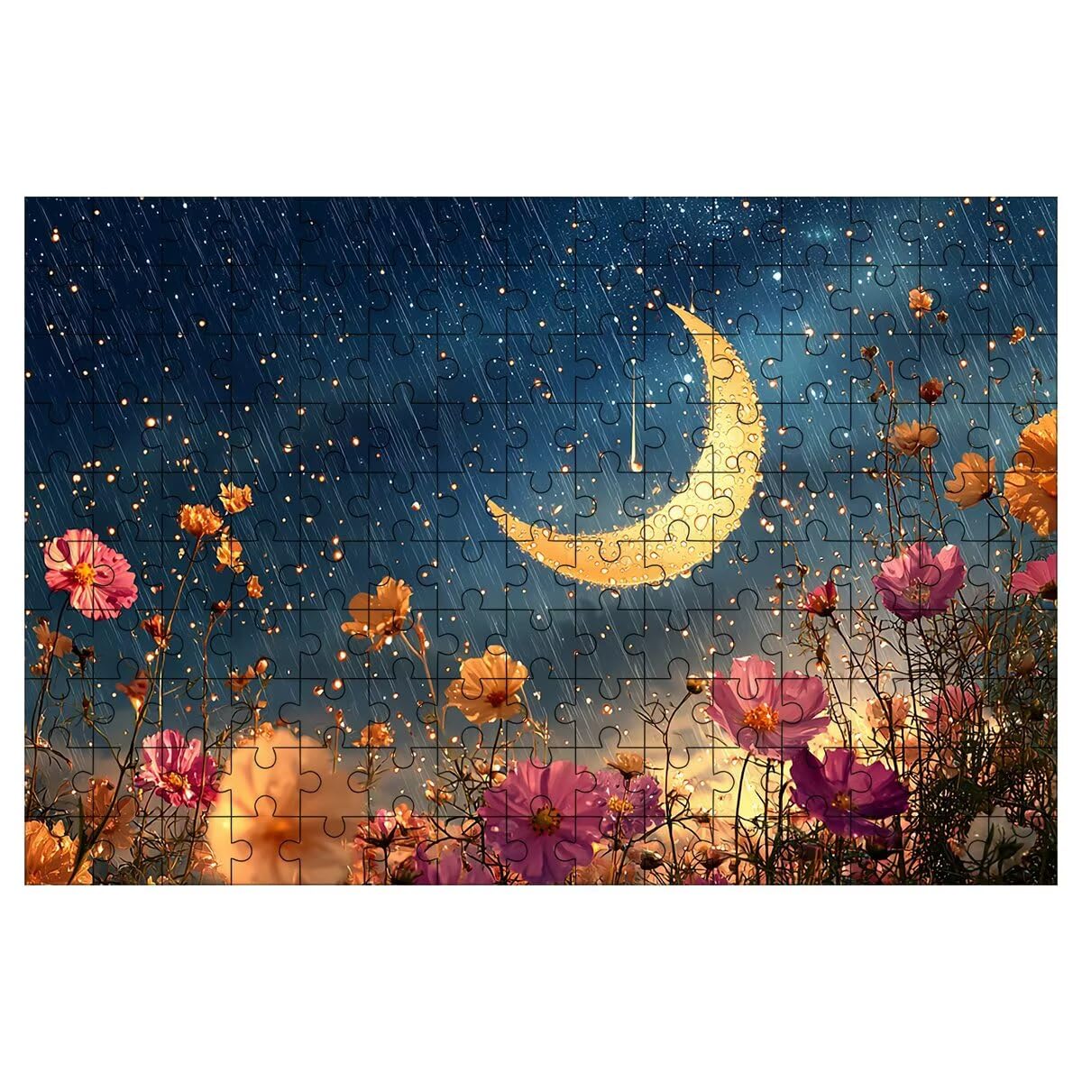 Puzzle 4000 Pezzi Luna, Puzzle Fiore, Puzzles in Legno, 141x87cm -1446
