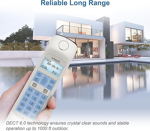 Miniatura 11 de VTech VS122 DECT 6.0 - Teléfono inalámbrico de diseño retro con sistema de contestación, bloqueador de llamadas inteligente y Bluetooth