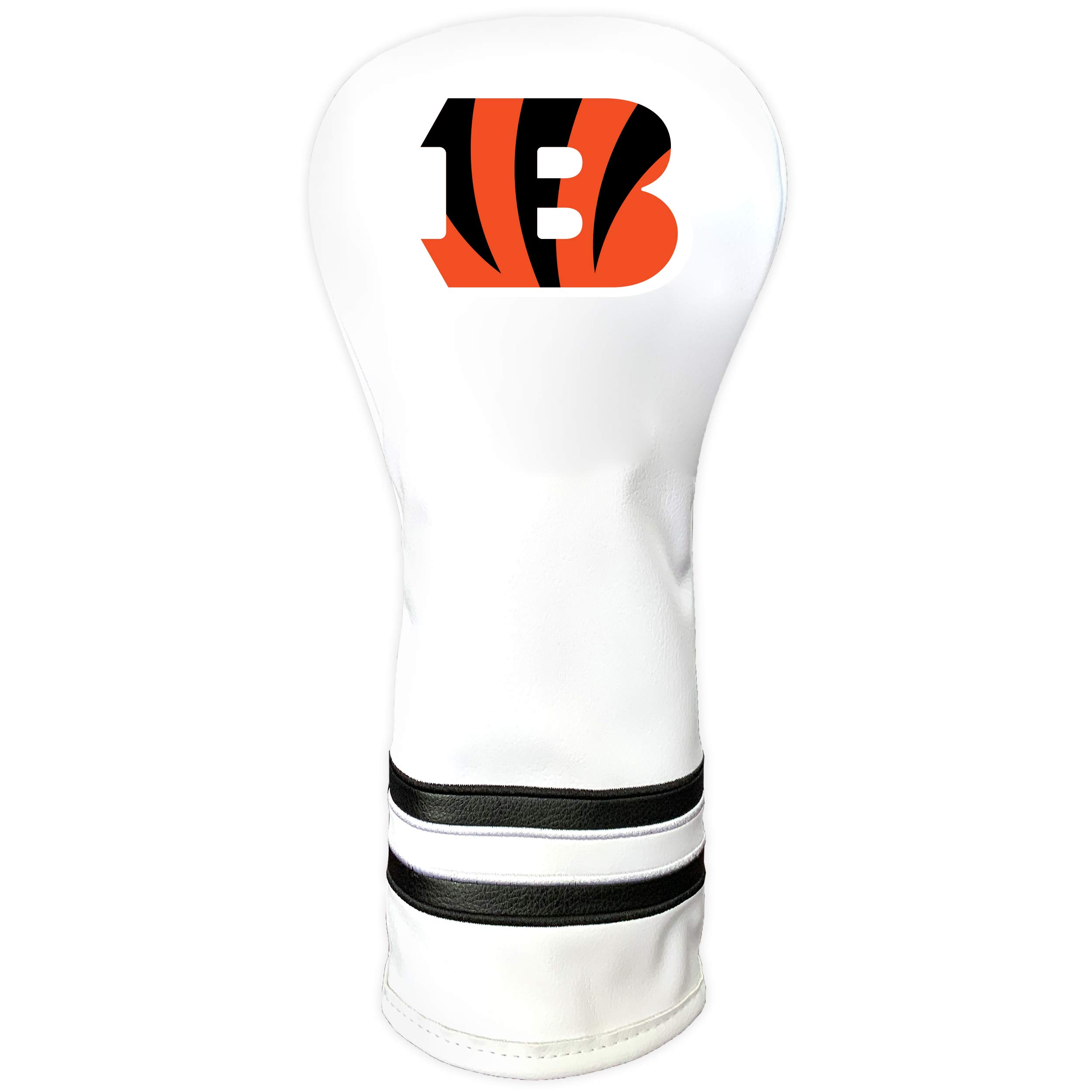 Photo 1 of *MAJOR DAMAGE*
Team Golf NFL Cincinnati Bengals White Vintage Fairway Head Cover White Vintage Fairway Golf Club Headcover, Form Fitting Design, Retro Design