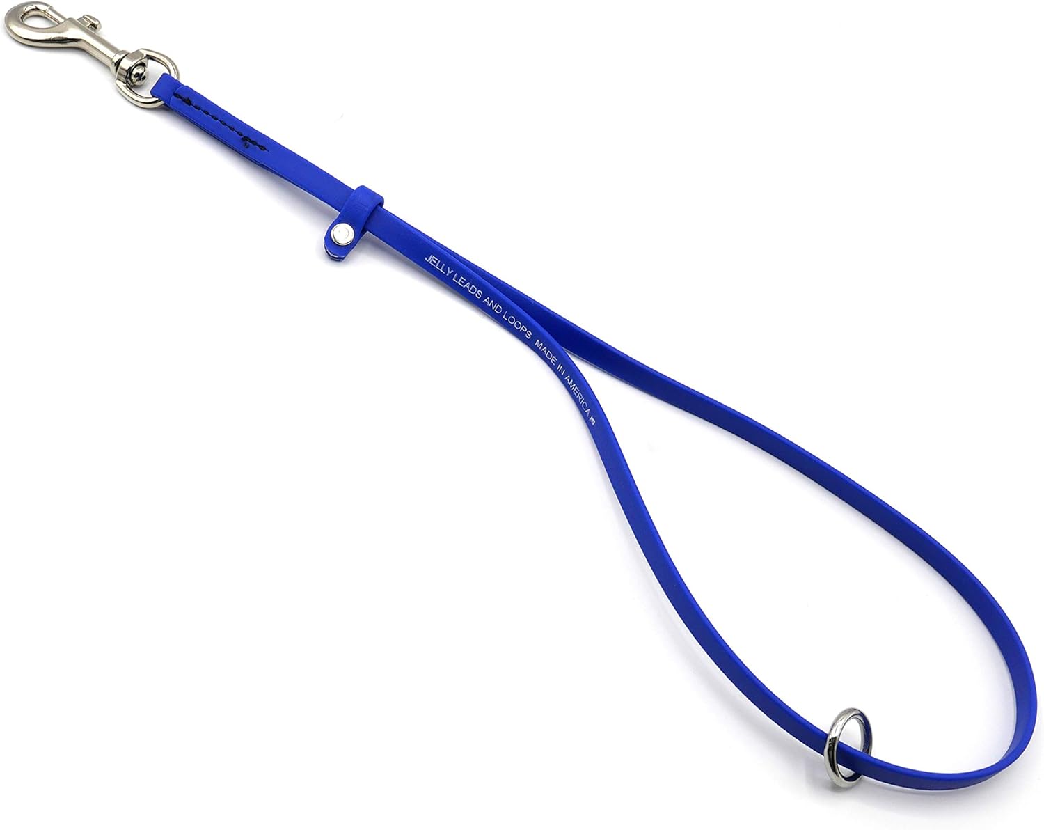 Jelly Pet Grooming Loop for Dogs, Groomers Helper, BioThane Material is Easy to Clean, Waterproof & Durable Noose Loop, Fits Most Pet Grooming Tubs/Tables/ 3/8” x 24” W/Ring Hot Pink