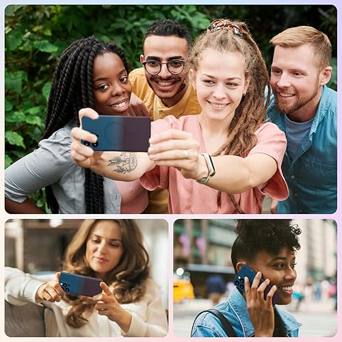 Miniatura 6 de Funda magnética para iPhone 14 Pro Max de 6.7 pulgadas compatible con MagSafe, bonita funda de teléfono con degradado femenino para niñas y mujeres,