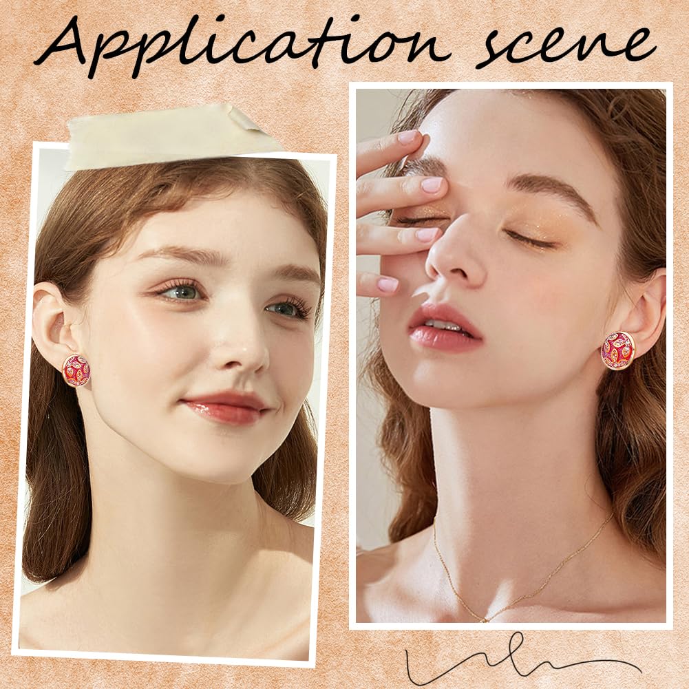 Fermoir Boucles D'oreilles Silicone Vis De Fixation En Laiton Pour Boucles D 'oreilles, 3 Paires