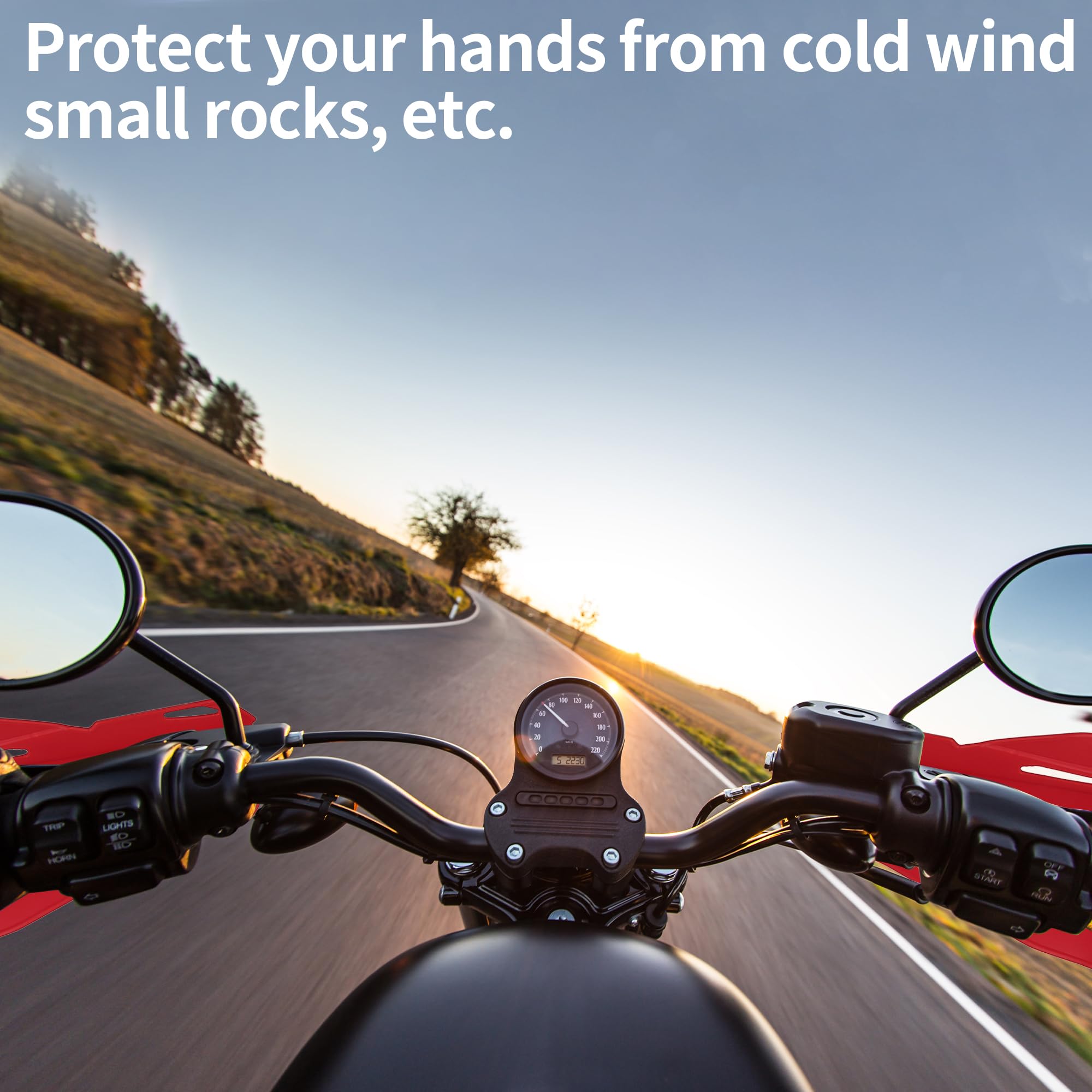 ATV Handguards Motorcycle Handle Bar Protector Windproof Shield Anti-Fall Motorcycle Drop Guards Protective Gear For Motorcycle - 201355758 - View #3