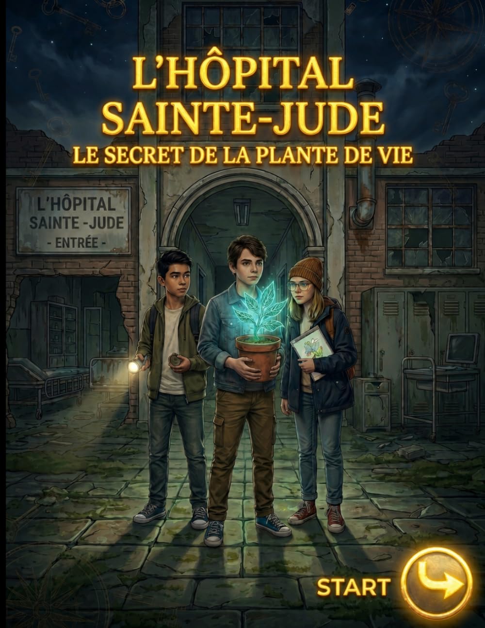 L'Hôpital Sainte-Jude (Gros Caractères - Arial 30): Le Secret de la Plante de Vie : RÉSOUS LES ÉNIGMES DE LEO, MIA ET SAM Un roman d'aventure adapté ... Aventuriers (Lecture Adaptée Arial 30))