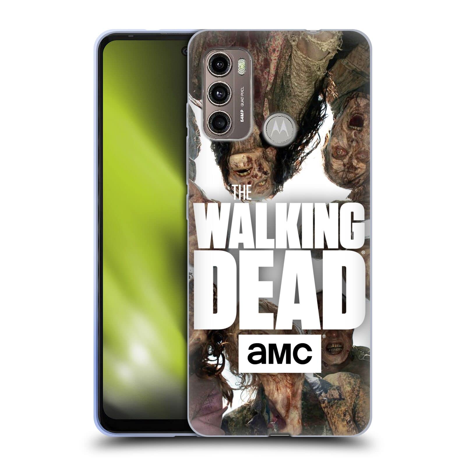 Head Case DesignsOfficially Licensed AMC The Walking Dead Group Logo Soft Gel Case Compatible With Moto G60 / Moto G40 Fusion