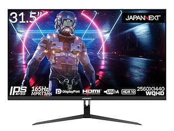 Amazon.co.jp: JAPANNEXT 31.5インチ ゲーミングモニター 165Hz