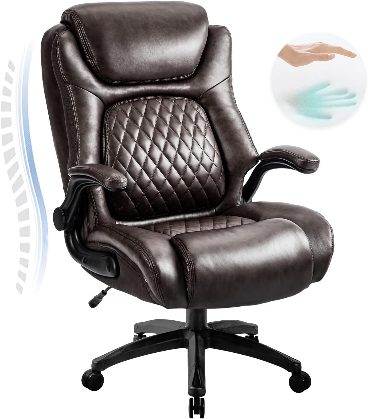 COLERLINE High Back Big & Tall 400lb Office Chair Heavy