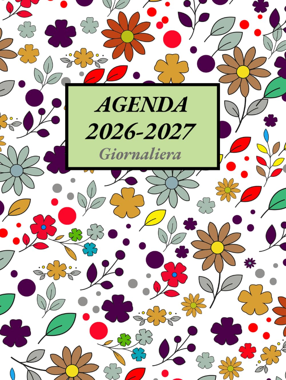 Agenda 2026 2027 giornaliera: da agosto 2026 a luglio 2027, 12 mesi, un giorno per pagina, Formato A4