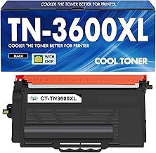 TN-3600XL TN-3600 Toner Kompatible pour Brother TN3600XL TN3600 MFC-L5710DW MFC-L5710DN MFC-L6710DW HL-L5210DN HL-L6415DN HL-L6210DW DCP-L5510DW MFC-L6910DN HL-L5210DW HL-L5215DN - Noir (avec Puce)