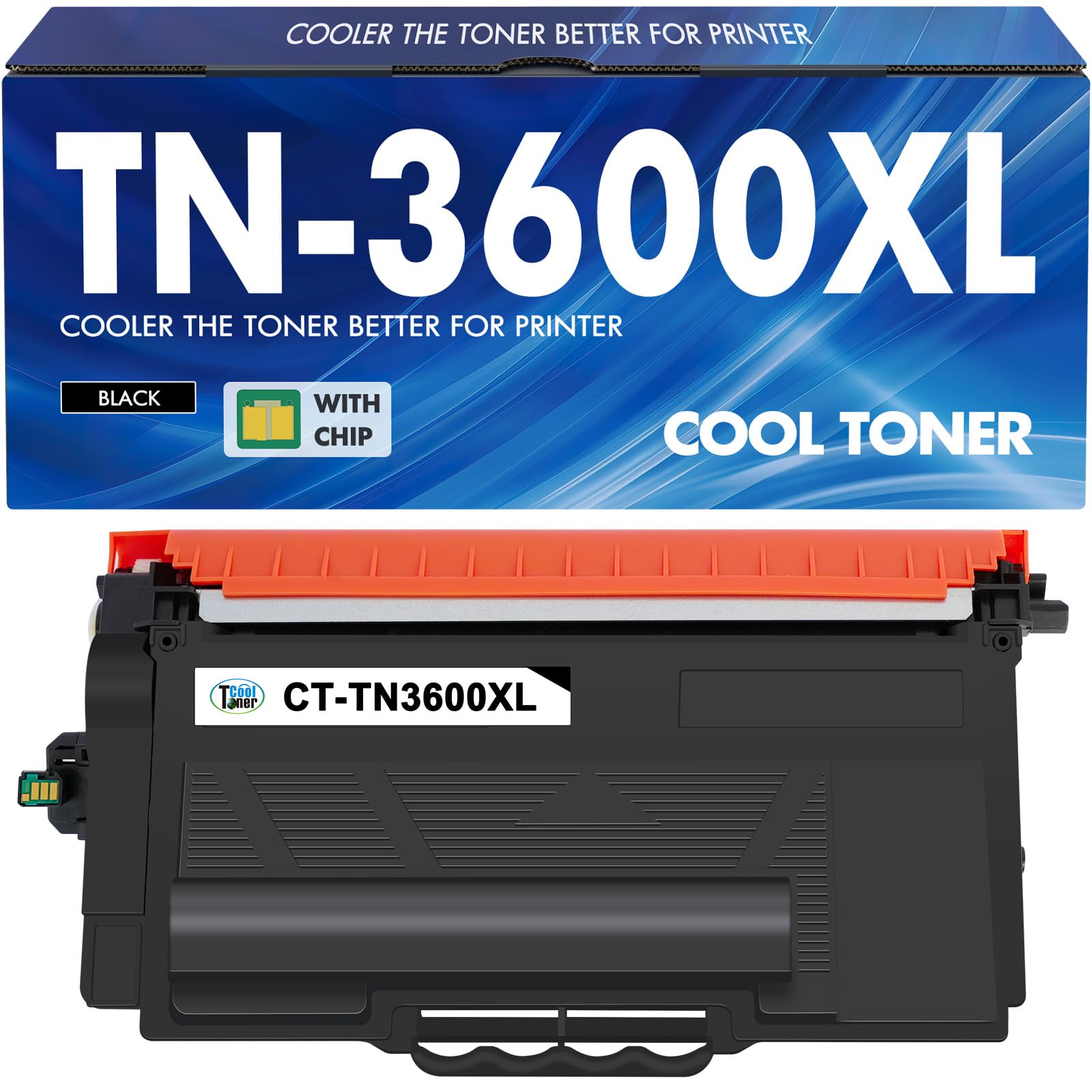 TN3600XL TN3600 TN-3600XL HL-L5210DN MFC-L5710DW Toner Con Chip 1-Pack | Compatibile per Brother TN-3600 MFC-L5710DN MFC-L6710DW HL-L6415DN HL-L6210DW DCP-L5510DW MFC-L6910DN HL-L5210DW HL-L5215DN