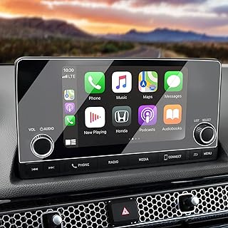 Yumzeco Compatible with 7Inch 2022 2023 Honda Civic Screen Protector 2023 CRV HRV Pilot Acura,Tempered Glass Screen Protector for 2022-2023 Civic EX LX Sport 2023 CRV HRV EX Sport LX 9H hardness