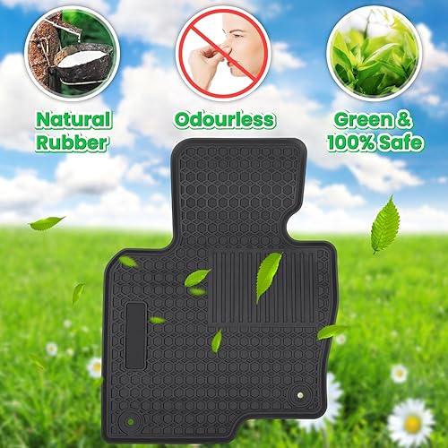 Miniatura 2 de Tapete de piso para Mazda CX-5 2017 2018 2019 2020 2021 2022 de goma resistente frente y forro trasero para todo tipo de clima, ajuste