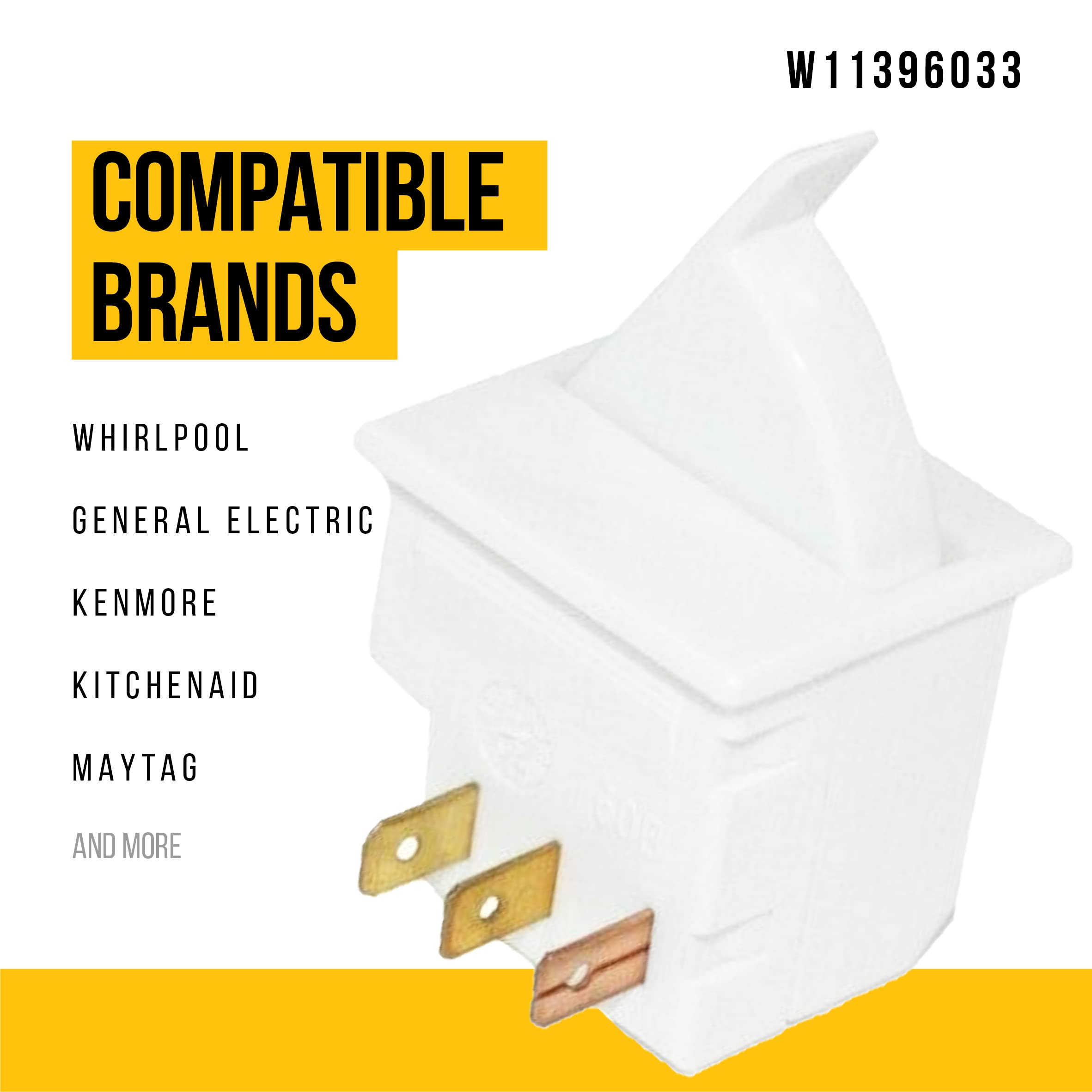 Amazon.com: Upgraded W11396033 Refrigerator Rocker Switch 