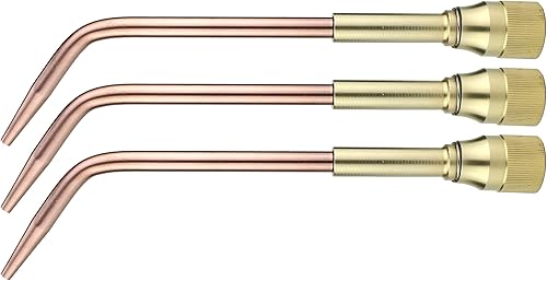 Miniatura 4 de SÜA Punta de soldadura y soldadura de acetileno 23A90 Compatible con antorchas Harris - Mezclador E-43 - (3-PACK) Tamaños 1, 2 y 3
