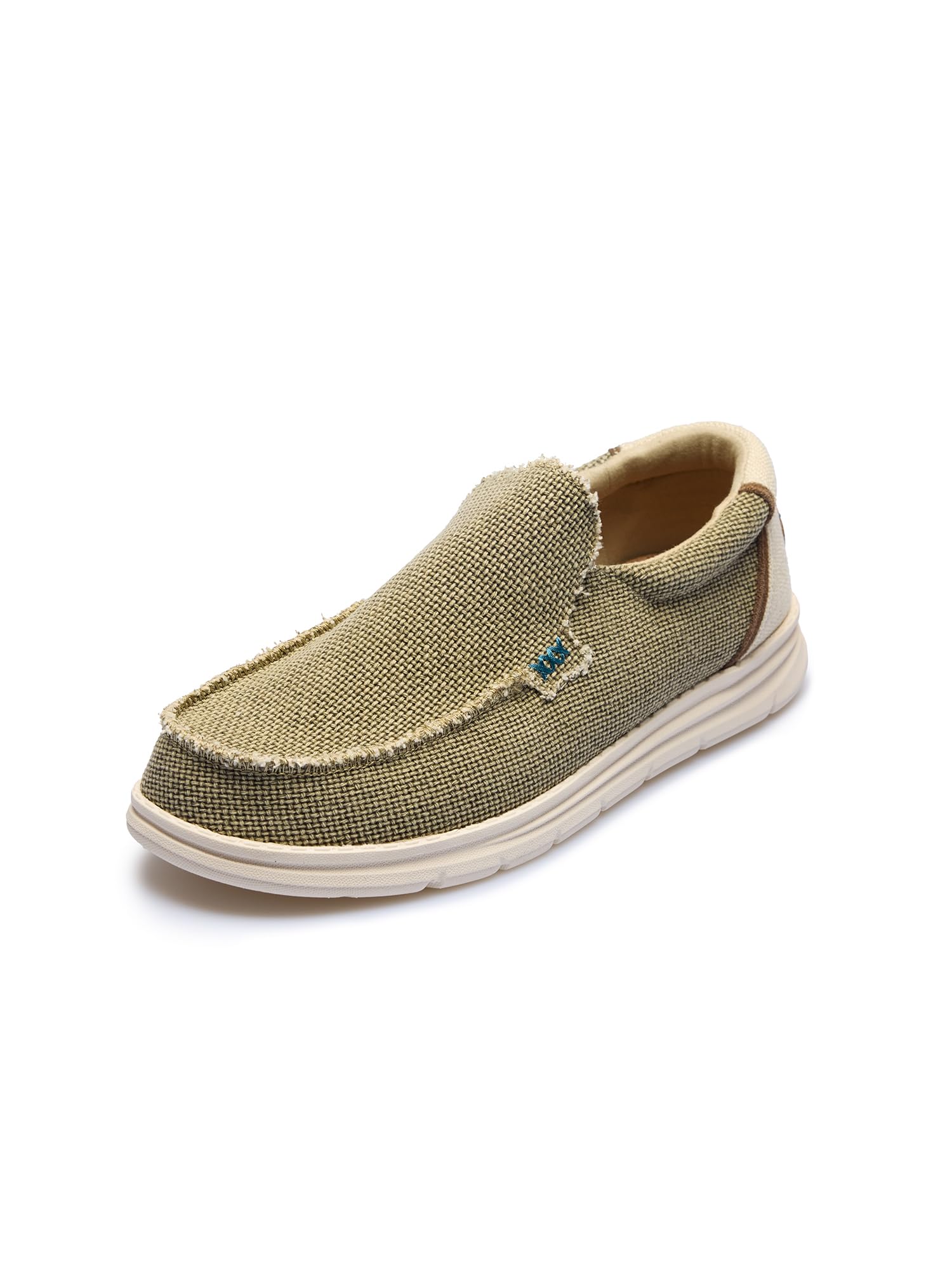 KOALA BAY | Rogue | Zapato Casual Wallabee Caqui Hombre | Slip On Textil | Suela Ligera Flexible | Estilo Casual | Confort Diario