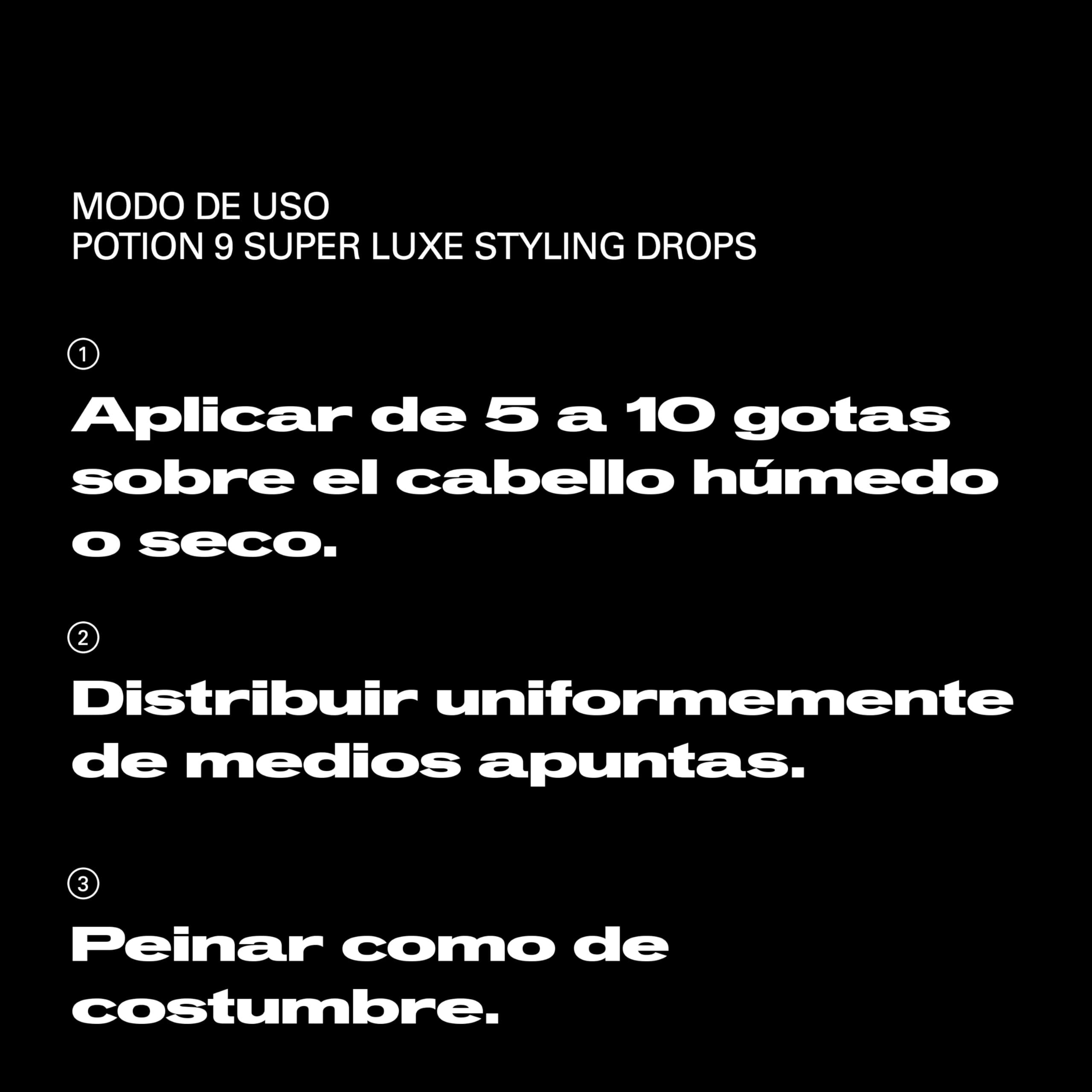 Sebastian Professional Potion 9 | Gotas de Peinado | Tratamiento Híbrido Ligero con Multibeneficios | Con 9 Extractos Botánicos | Tecnología de Microencapsulación | 30ml