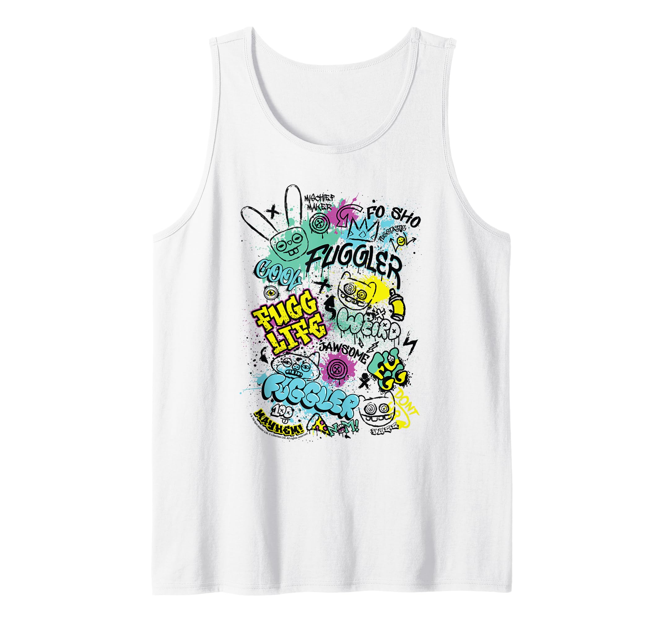 Fuggler Funny Ugly Monsters Graffiti Tags Tank Top