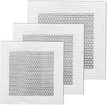 TSHAOUN 6 Pièces Patch de Réparation de Mur en Aluminium Patchs Auto-Adhésive,Patch de Réparation de Mur, 4/6/8 Pouces Maille de Fibre sur Plaque Galvanisée, pour Réparation Murs Plafond (4,6,8 Inch)