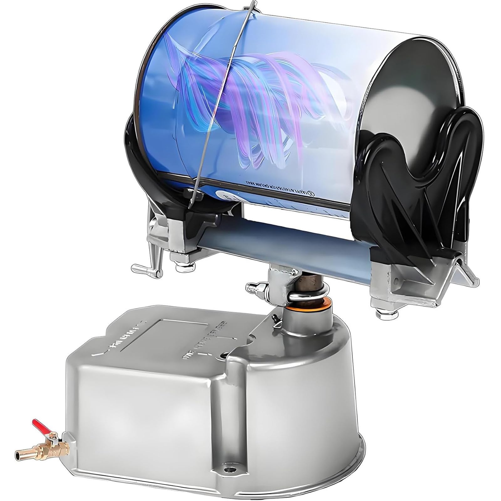 Mélangeur de peinture pneumatique de 1 à 5 L pour pot de peinture cylindrique