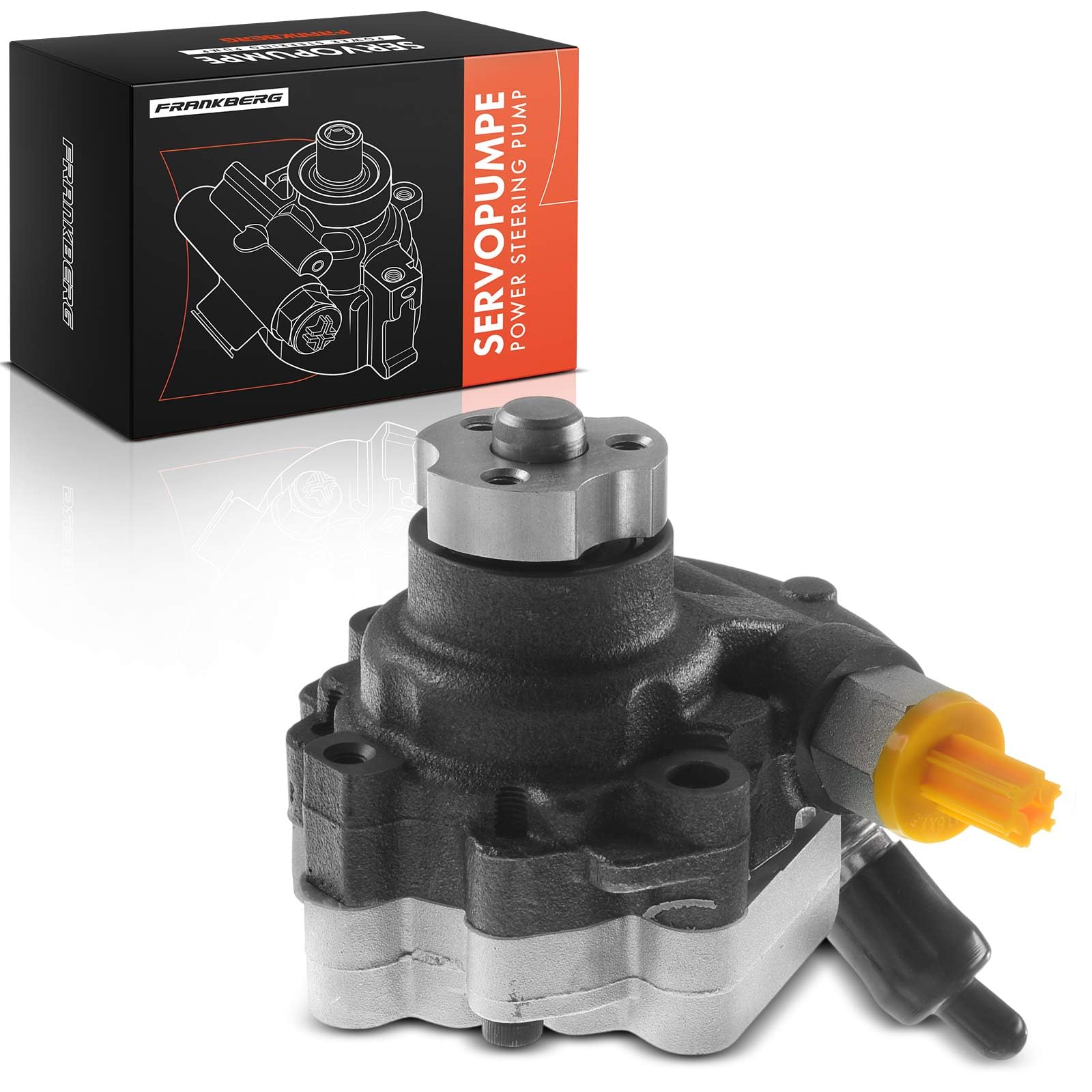 Frankberg Bomba hidráulica de dirección sin polea compatible con Mondeo III B5Y B4Y BWY I4 2.0L 2.2L 2000-2007 Replace# 1357629
