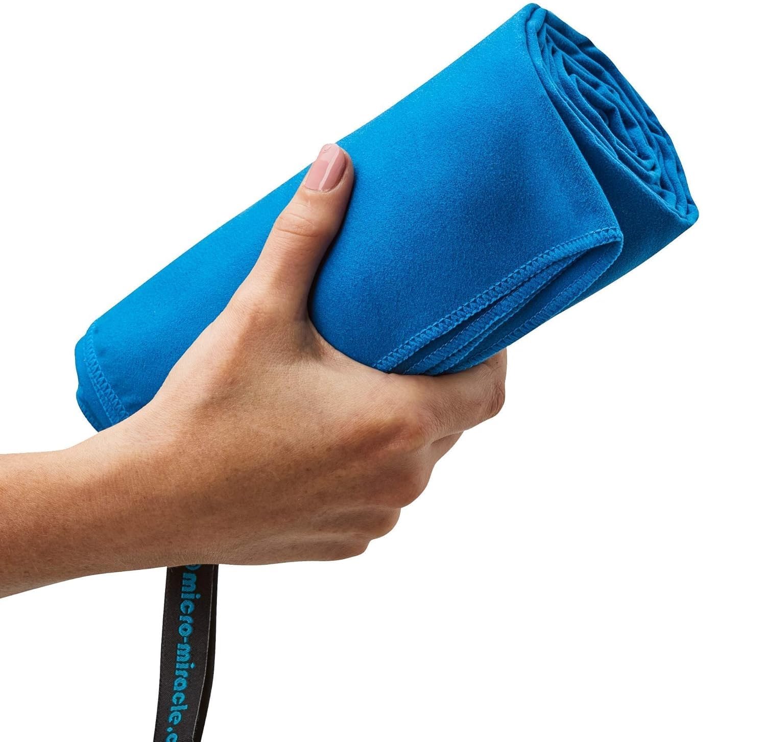Microfibra toalla de viaje XL 30 x 60 "con manos libres – Toalla de secado rápido, compacto, suave, luz, antibacteriana. Para Mochileros, Camping, playa, gimnasio, natación. Incluye bolsa de transporte.
