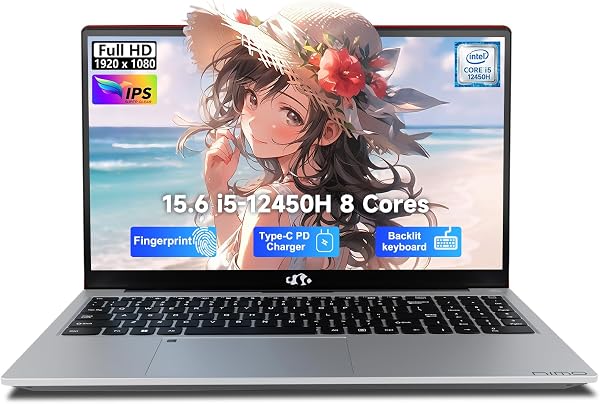 NIMO 15.6" FHD IPS Laptop, 32GB RAM 1TB SSD Intel 8 Core I5 (Beat i7-11800H…