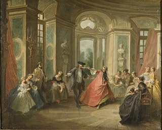 ARTTLBBS Famous Painting Picture Artwork Poster Painting Blind Man by Nicolas Lancret Portrait Artwork for Home Decor 60x90cm