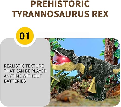 Miniatura 8 de Juguetes divertidos de dinosaurio 2023  Trigger The T  Rex  Juguete T Rex  Juguete de dinosaurio T Rex  Juguete de disparador de dinosaurio  Juguete