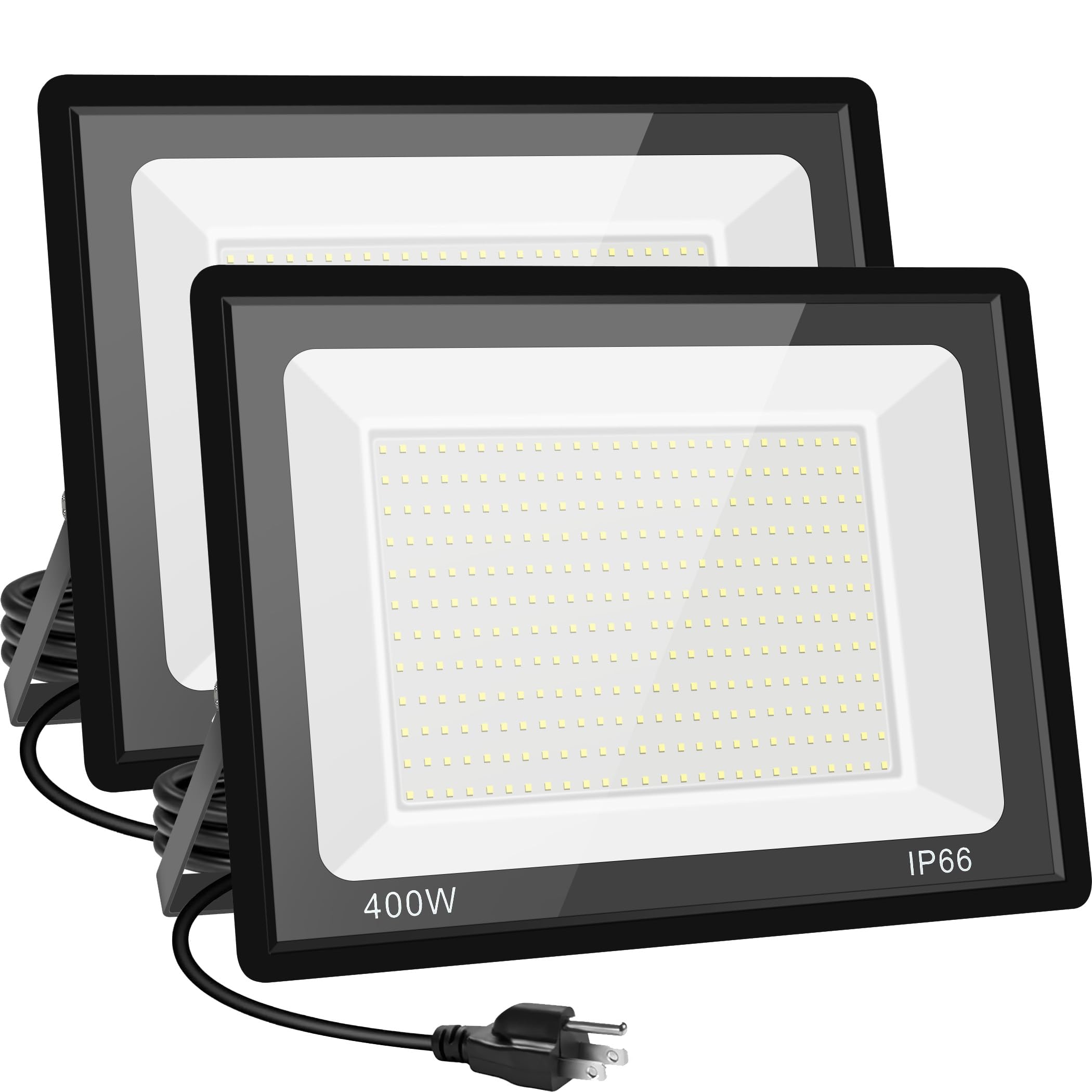 SUKITEN LED投光器 400W 6500K IP66 Sunkkes 400W LED Stadium Flood Lights Outdoor,Super Bright