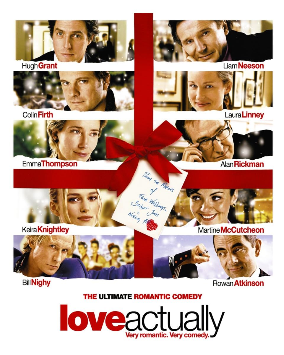 Love Actually (2003) Hugh Grant, Colin Firth, Emma thompson, Laura Linney, Liam Neeson, Martine McCutcheon, Keira Knightley, Bill Nighy, Rowan Atkinson, Alan Rickman 10x8 Photo