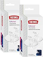 Vista 6 de Cañitas de respuesto de Thermos para botella FUNtainer de 12onzas, Transparente