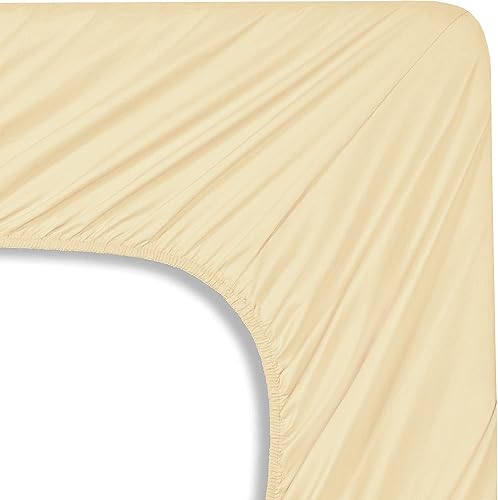 Miniatura 4 de Mocassi Juego de sábanas tamaño Queen, sábanas y fundas de almohada de lujo para hotel de 1800 Premier, sábanas ultrasuaves, transpirables y