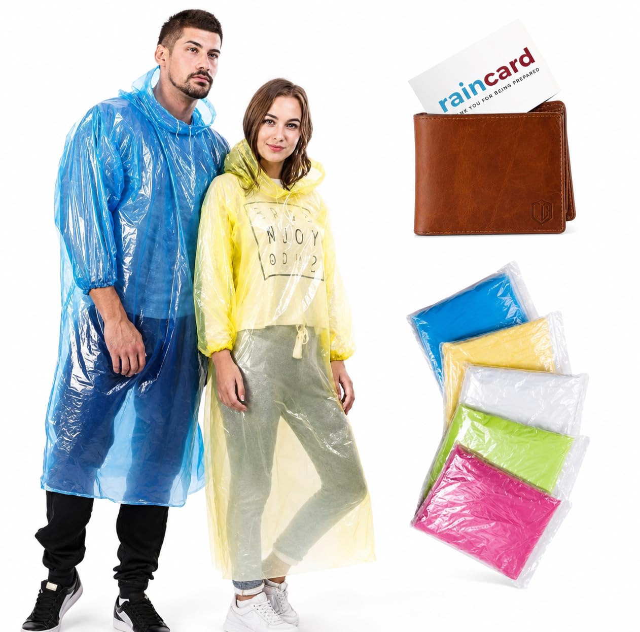UHub Disposable Raincoat for Men & Women, Pack of 5, Waterproof Hooded Pocket Raincoat, Lightweight Emergency Rain Wear for Travel, Trekking, Camping & Bike Riding-picture-38