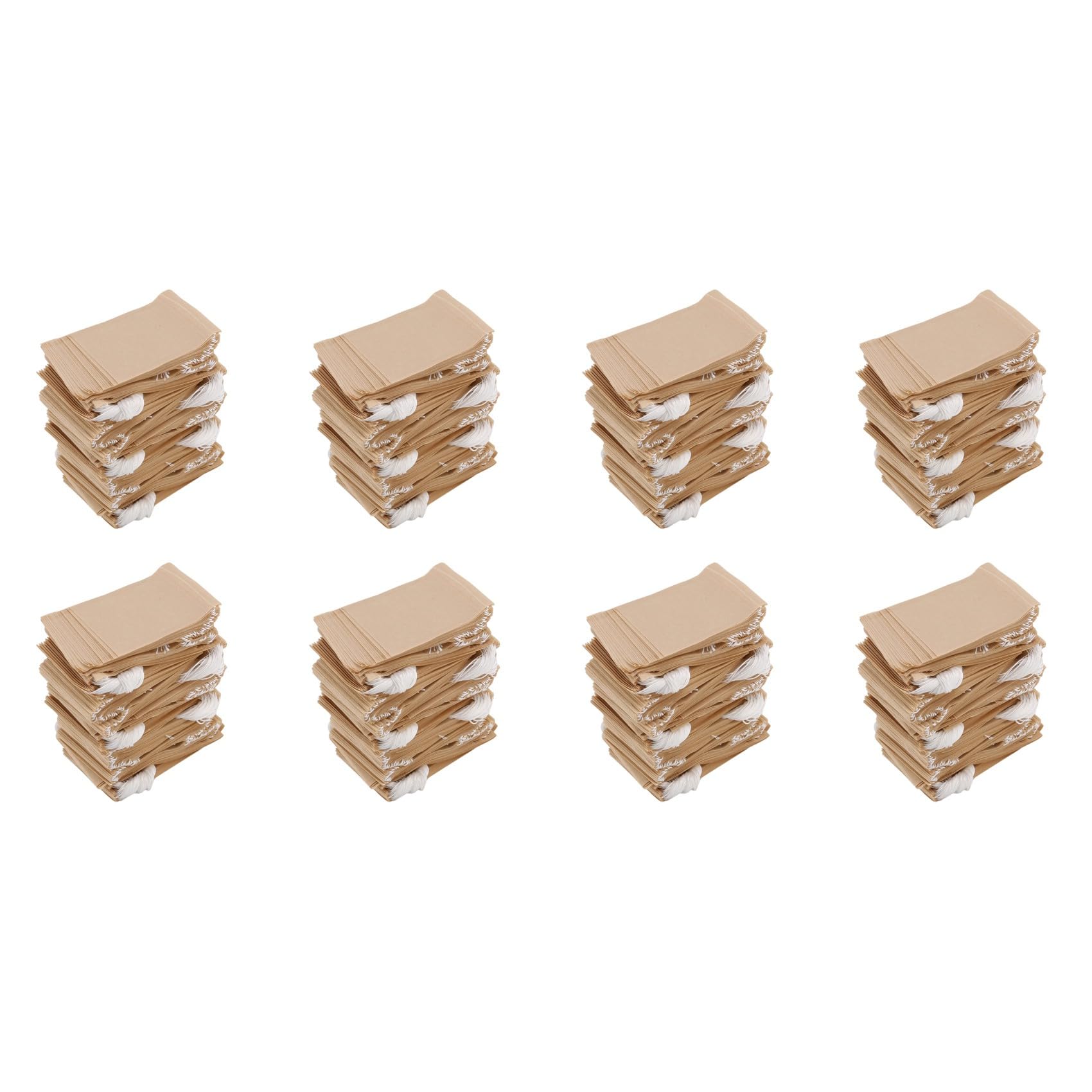 Paquete de 4000 Bolsas de Filtro de Té, Bolsa de Té de Papel Desechable con CordóN para Té de Hojas Sueltas, Café (Color Natural)