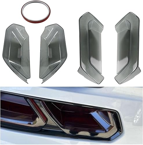 LOSTAR Kit de 4 luces traseras de lente trasera para Corvette C7 2014-2019