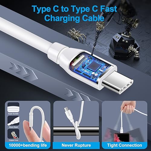 Miniatura 7 de Cargador Android Samsung Cargador de carga rápida para Samsung Galaxy S23S23 UltraS23 PlusS22S22 UltraS22+S21 feS20A14A54A53 5GA13A03SA32A23A12,